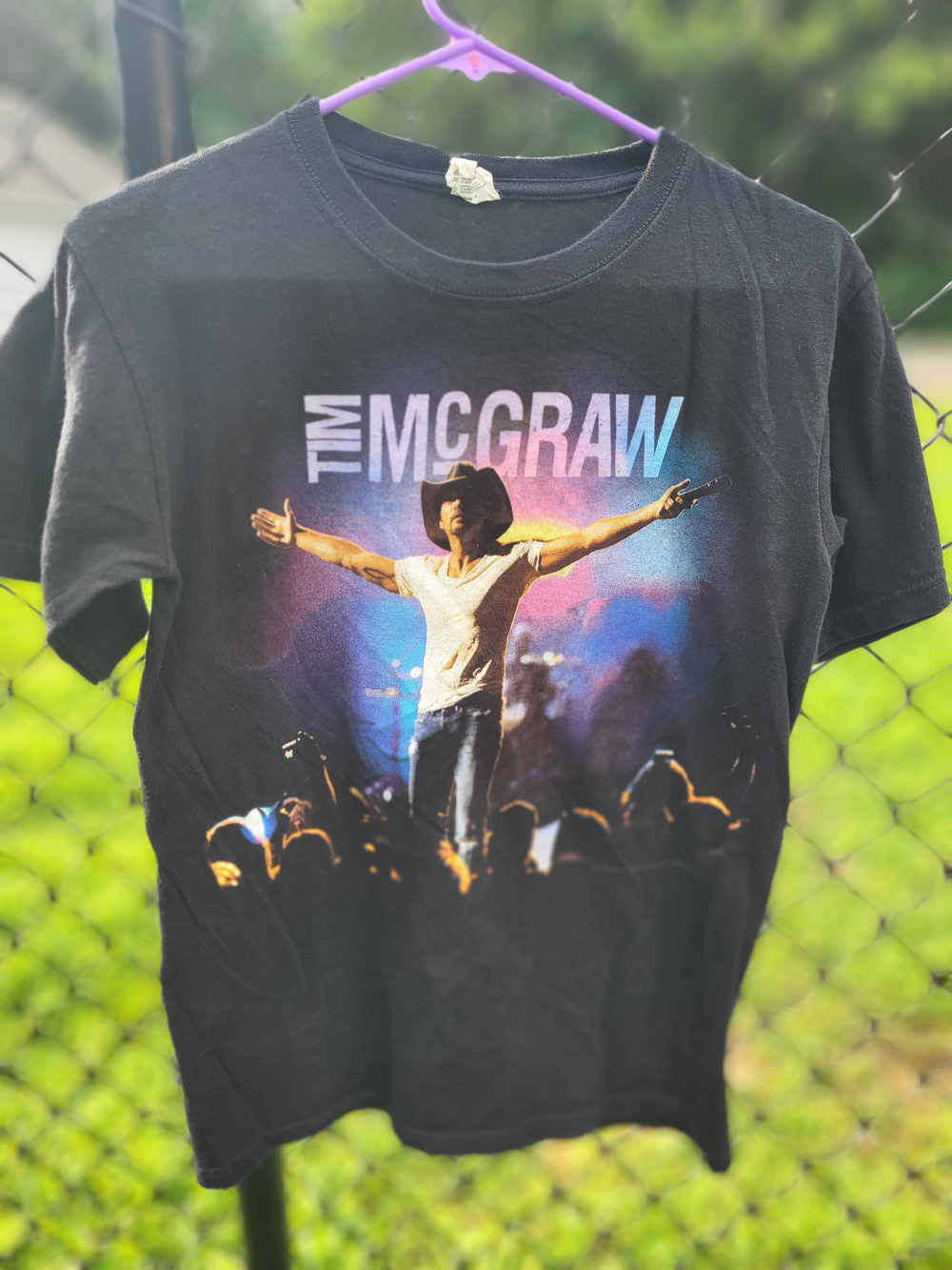 Tim McGraw Tour Tee Anvil tag size small